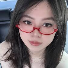 Anime Character Kamishiro Rize Cosplay Red Glasses Akemi Homura Role Play  Half Frame Eyeglass Without Lens Accessories Eyewear - AliExpress