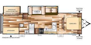 For additional sleeping space, consider the triple bunk options in the 30kqbss, 32bhds, 32bht, and 33ts floorplans. 2018 Forest River Wildwood 32bhds Specs And Literature Guide