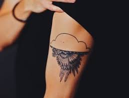If you want something like background tattoo design which has some beautiful pictures in it. 135 Most Original Cloud Tattoos