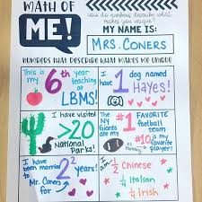 Math Of Me Math 5th Grade Math Class Activities