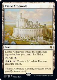 '09 issue of beautiful cards (pg.35). Castle Ardenvale Throne Of Eldraine Gatherer Magic The Gathering