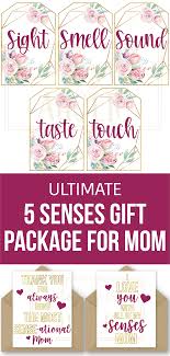 Enter our list of the best valentine's day gifts for mom. 5 Senses Gift Tags Cards Ideas For Moms Gift For Mom Etsy Mom Valentines Day Gift Valentines For Mom Cheap Gifts For Mom