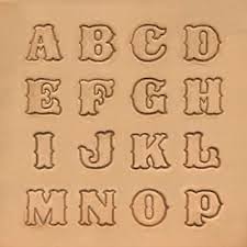 Craftaid, template, leather pattern, leathercraft pattern. Craftool Standard Alphabet Stamp Set 8131 00 By Tandy Leather Alphabet Stamps Leather Craft Patterns Leather Tooling Patterns