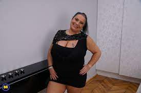 Mature.nl Abby Tits (EU) (52), Roberto (31) - Curvy German grandma with big  tits having sex with a young man