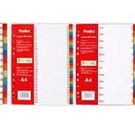 Foska Assorted 5 10 12 Colors High-Quality PP File Dividers ...