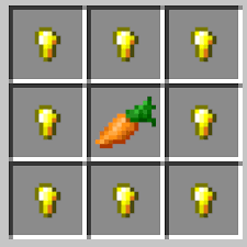 How to make a composter in minecraft 1.15.2! Pewds Can Make Golden Carrots The Best Food In The Game With This Recipe 8 Golden Nuggets With A Carrot In The Middle Pewdiepiesubmissions