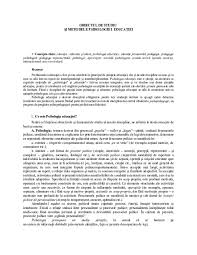 Fişa de caracterizare psihopedagogică a. Doc Obiectul De Studiu Alina Alex Academia Edu