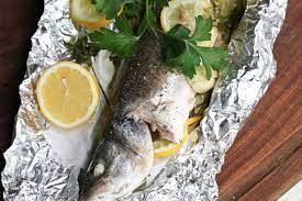 Whole Fish Baked In A Foil Parcel - Ever Open Sauce