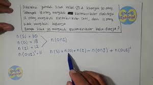 Himpunan kosong dan himpunan semesta ii himpunan kelas 7 #titichaturподробнее. Tutorial Cara Menyelesaikan Soal Cerita Yang Berkaitan Dengan Operasi Himpunan Youtube