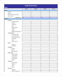 I'm a huge fan of mckinzie's free printable monthly budget template. 17 Printable Budget Worksheet Templates Word Pdf Excel Free Premium Templates
