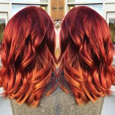 Red To Copper Color Melt Hair Styles Red Hair Color Hair Inspiration Color