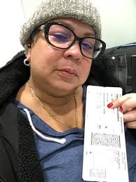 A minute before landing