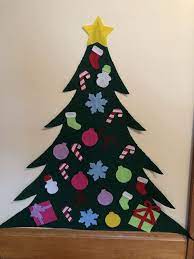 Diy Felt Christmas Tree For Toddlers And Children Continually Learning In 2020 Diy Felt Christmas Tree Toddler Christmas Tree Felt Christmas