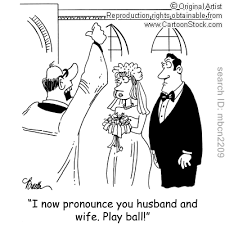 Love This Baseball Wedding Cartoon Ahhh I Sooo Want The Pastor To Say This At My Wedding Lol M Baseball Wedding Yankees Wedding Baseball