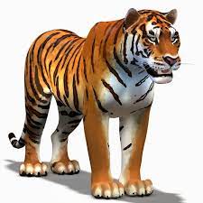 3d Cartoon Tiger Cartoon Tiger 3d Cartoon Cartoon