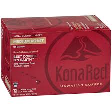 The kona blends are significantly less expensive than kona coffee. Kona Red Medium Roast Single Serve Coffee Cups Shop Coffee At H E B