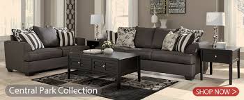 Central Park Sofa With Scatterback Pillows And Plush Coil Seat Cushions By Signature Design By Ashley In 2020 Couch Loveseat New England Furniture Charcoal Sofa