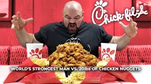 Made with real chicken breasts, a blend of spices, and the secret ingredient, pill juice. Eating 20lbs Of Chick Fil A Nuggets Youtube