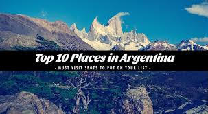It is also the largest spanish speaking country and 2nd largest in south america by land area. Top 10 Places To Visit In Argentina
