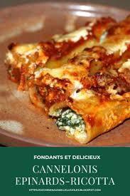 Cannelonis Spinach Ricotta Idee Repas Vegetarien Recettes De Cuisine Recette Plat Vegetarien