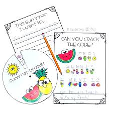 Secret Message Summer Decoder With Writing Prompts 3 Messages Writing Prompts For Kids Summer Writing Writing Prompts