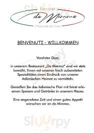 Wie schön, dass du wieder nach hause gekommen bist. Ristorante Da Mimmo Augsburg Menu Preise Restaurantbewertungen