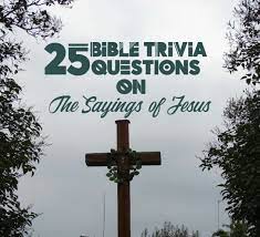 What type of work did joseph (jesus' earthly father) do? 25 Bible Trivia Questions On The Sayings Of Jesus Letterpile