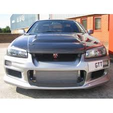 1991 nissan skyline gtr r324 rhd r34 front end conversionr34 gtr wheelsr34 gtr valve coversaftermarket rear wingcoilover suspension adjustable. Nismo Carbon Motorhaube Nissan Skyline Gtr R34 Gtt Dtc Spoiler Tuning
