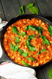 Vegan Spanish Chickpeas With Spinach And A 2019 Challenge Recipe Vegetarian Recipes Healthy Vegetarian Recipes Garbonzo Bean Recipes