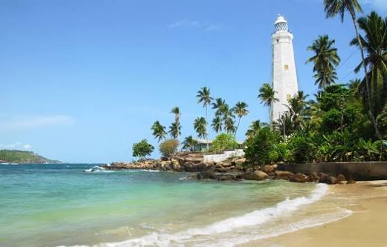 Dondra Head Lighthouse southernmost point Sri Lanka Indian Ocean