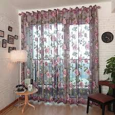 Description best room darkening curtains paisley pattern beige polyester bedroom curtains. 2021 Bedroom Curtains For Living Room For Kitchen Floral Print See Through Window Curtains Large Peony Screens 1 2 Meters High From Margueriter 12 75 Dhgate Com