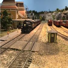 This Train Is Headed Out Of Town For The Weekend What Are The Trains Up To On Your Layout This Model Was Sh Train Layouts Model Train Layouts Model Trains