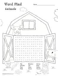 Free Printable Farm Animal Word Find Games Activities Kids Parents Home Farm Animals Basic Sight Words Printable Activities