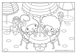 Click on the link coloring page. My Melody Coloring Pages Printable