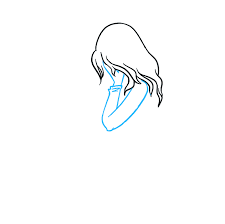 How To Draw A Sad Girl Crying Really Easy Drawing Tutorial Hug drawing reference and sketches for artists. how to draw a sad girl crying really