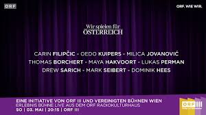 Watch orf eins live stream online for free. Orf A Twitter Wir Spielen Fur Osterreich Stars Der Vereinigten Buhnen Wien Prasentieren Welthits Des Musicals Live Aus Dem Orf Radiokulturhaus Danach I Am From Austria Das Erfolgsmusical Ab 20 15h