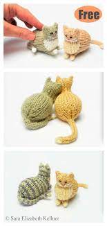 Tiny Parlor Cat Free Knitting Pattern Knitting Patterns Toys Easy Knitting Patterns Free Knitting