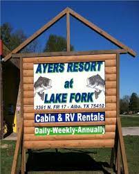 Lake fork cabins inc cr 1540 alba, tx. Ayers Resort At Lake Fork Lake Fork Vacation Rental