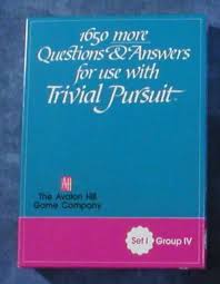 Facty answers is the place to go when you want to learn something new or the answer is just on the tip of your. 1650 More Questions Answers For Use With Trivial Pursuit Set I Group Iv Board Game Boardgamegeek