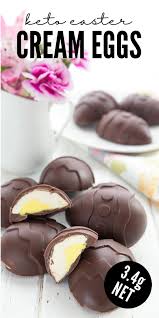 An incredible sugar free dessert. Sugar Free Easter Desserts Sugar Free Easter Creme Eggs Sugar Free Londoner She Wants To Make Cupcakes Every Other Day Herschel Rodkey
