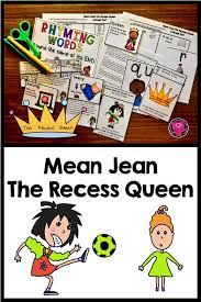 Read Aloud Companion Therecessqueen Recess Queen Shared Reading Activities Busy Teacher