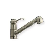 single hole lever kitchen faucet w