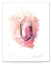 Neon Gemstone 4 Colorful Art Gemstone Art Painting Drawing