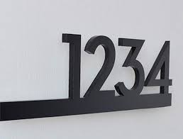 Diy a modern house number sign with wood shims to improve your curb appeal. Amazon Com Modern House Numbers Black With Black Acrylic Contemporary Home Address Sign Plaque Door Number Handmade