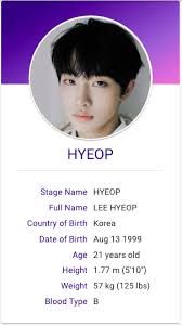 Lee Hyeop Drippin 13 Year Old Boys Korean Music Kpop Profiles