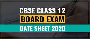The officials have released the cbse class 12 date sheet 2021 for science stream, arts stream, and commerce stream on 5th. Cbse Class 12 Exam Date Sheet 2020 Class 12 Time Table Released