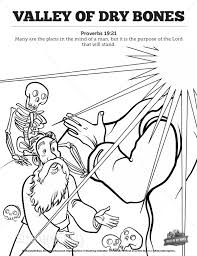 They are super easy to print, plus they are free. Ezekiel 37 Valley Of Dry Bones Sunday School Coloring Pages Sunday School Coloring Pages