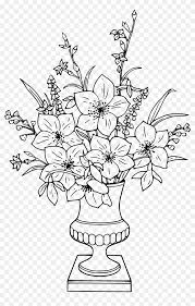 If you are looking for some gorgeous flowers to color, this design is right for you. Flower Vase Coloring Pages Hd Png Download 842x1280 6705983 Pngfind