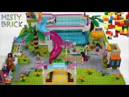 Lego Friends Fish Summer Pool By Misty Brick Youtube Lego Friends Summer Pool Kids Toys