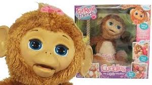 Furreal Friends Cuddles My Giggly Monkey Pet Youtube